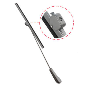 9099 Ruitenwisser + arm, zilver
