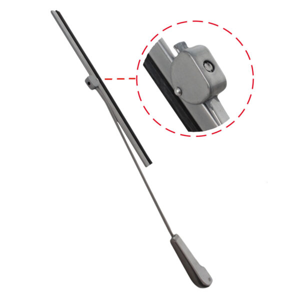 Ruitenwisser + arm, zilver