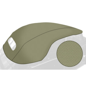 9100-11 Buitenkap cabriolet, enkel vinyl, beige