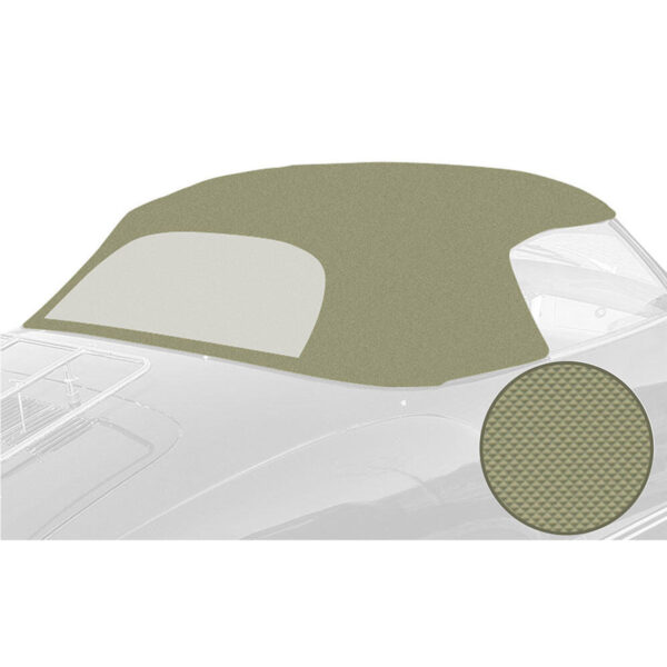 Buitenkap cabriolet, enkel vinyl, beige