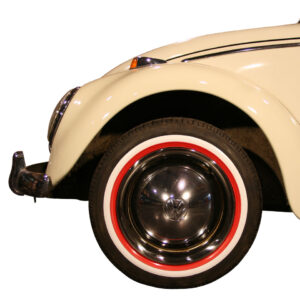 9170 Wit/roodwandring (smal) 15 inch, per 4