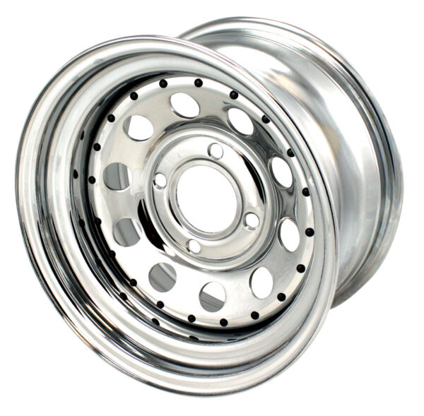 Velg Modular, chroom, 4-gaats (4x130), 8 x 15", ET 0