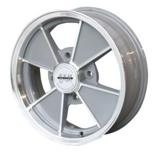 9242 wielBRM , gepolijst/grijs, 4-gaats (4x130), 5 x 15", ET +15