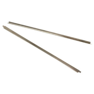 9385 Middenstijl deurruit, RVS, per paar