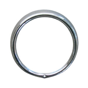 Koplampring, chroom,  1 gats