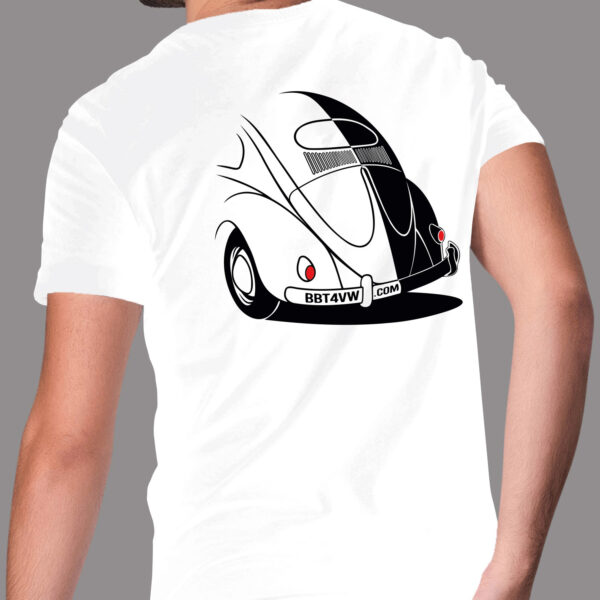 T-shirt 'Oval' wit, XX-Large