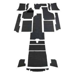 Tapijtset, Karmann Ghia cabrio, zwart