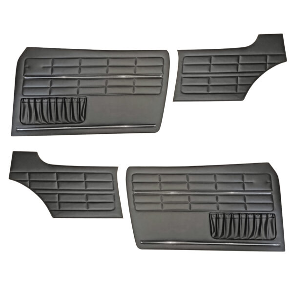 Deurpanelenset, zwart